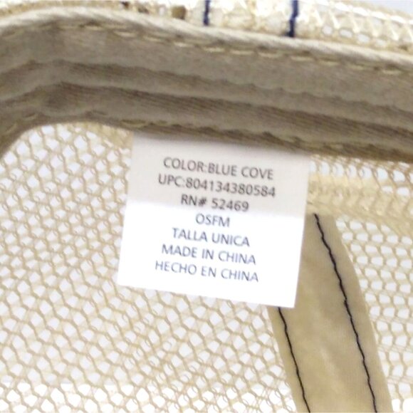 Time and Tru Trucker Baseball Cap Hat Denim Mesh Adjustable Strap Fits Most OSFM - Picture 8 of 10